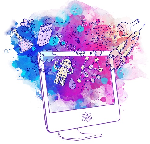 Education technology stock image