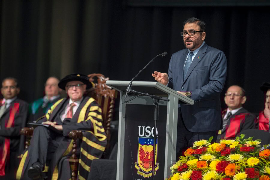 HBMSU Chancellor delivers landmark keynote address at graduation ceremony of University of Southern Queensland Australia