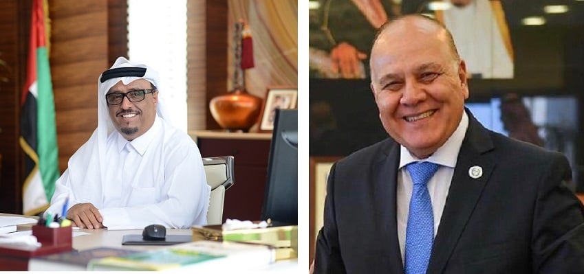 Dhahi Khalfan and Dr. Amr Izzat Salama