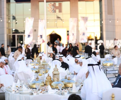 UAE Tour 2025 stage five finale at HBMSU campus