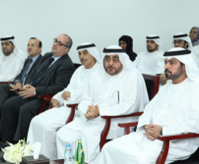 Hamdan Bin Mubarak visits ‘Hamdan Bin Mohammed Smart University’ and sponsors “Higher Education Dropout” Workshop
