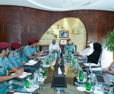 Hamdan Bin Mohammed Smart University showcases milestones in smart learning to top-level Ajman Police delegation