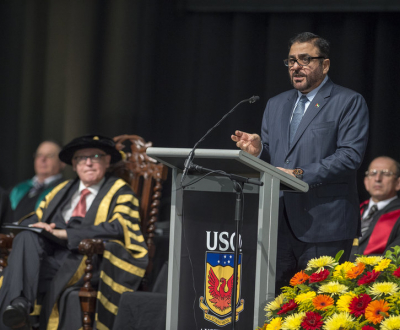 HBMSU Chancellor delivers landmark keynote address at graduation ceremony of University of Southern Queensland Australia
