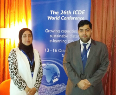 HBMSU Emirati PHD learners present research at 26th ICDE World Conference in South Africa