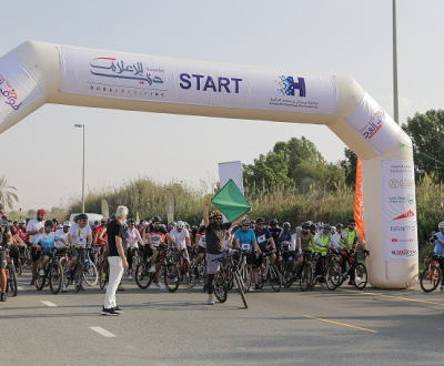 HBMSU organised the “Tomorrow Tour” sporting event in partnership with Dubai Media Inc