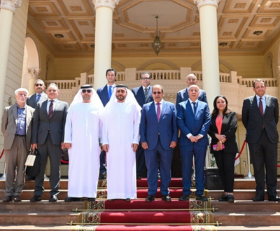 Hamdan Bin Mohammed Smart University Explores Academic and Research Cooperation with Port Said University and the British University in Egypt