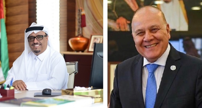 Dhahi Khalfan and Dr. Amr Izzat Salama